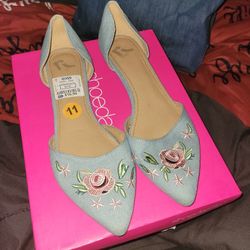 Denim Flats 