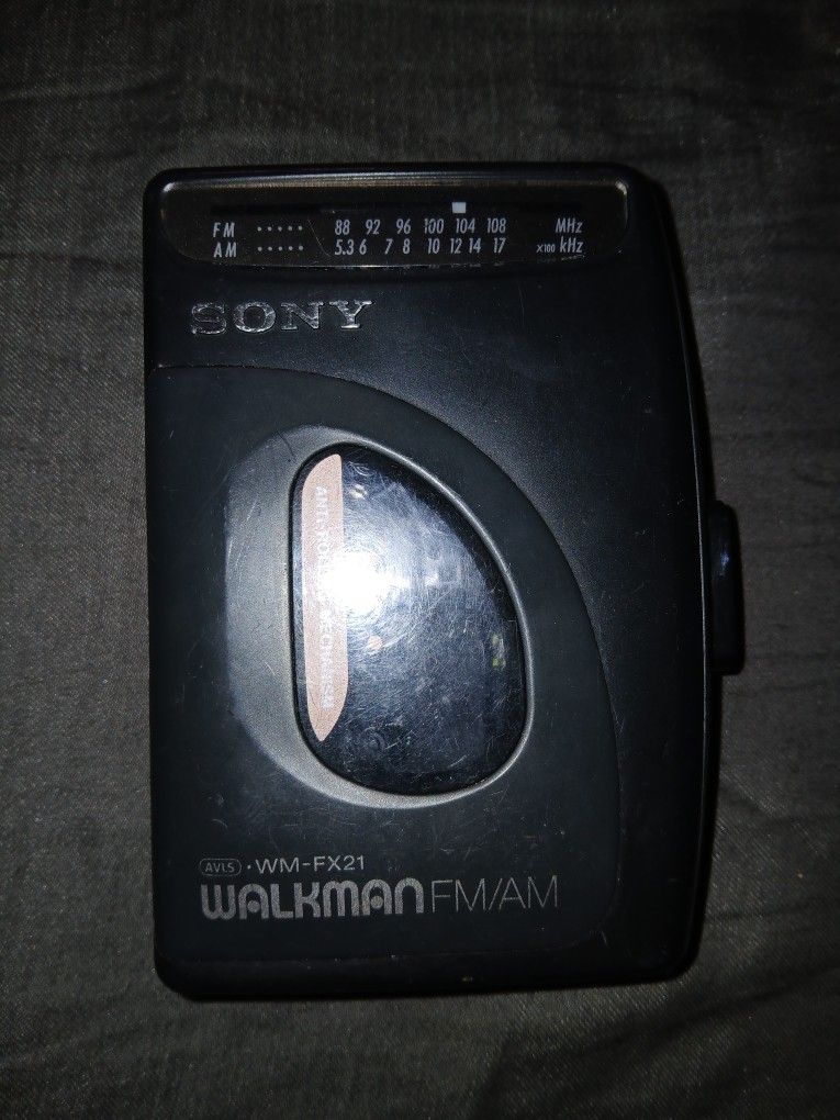 Sony Walkman Cassette And Radio Player