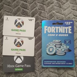 Various Xbox Game Passes