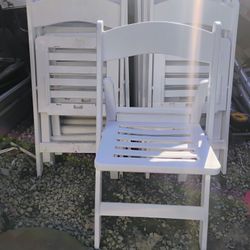 White Resin Chairs