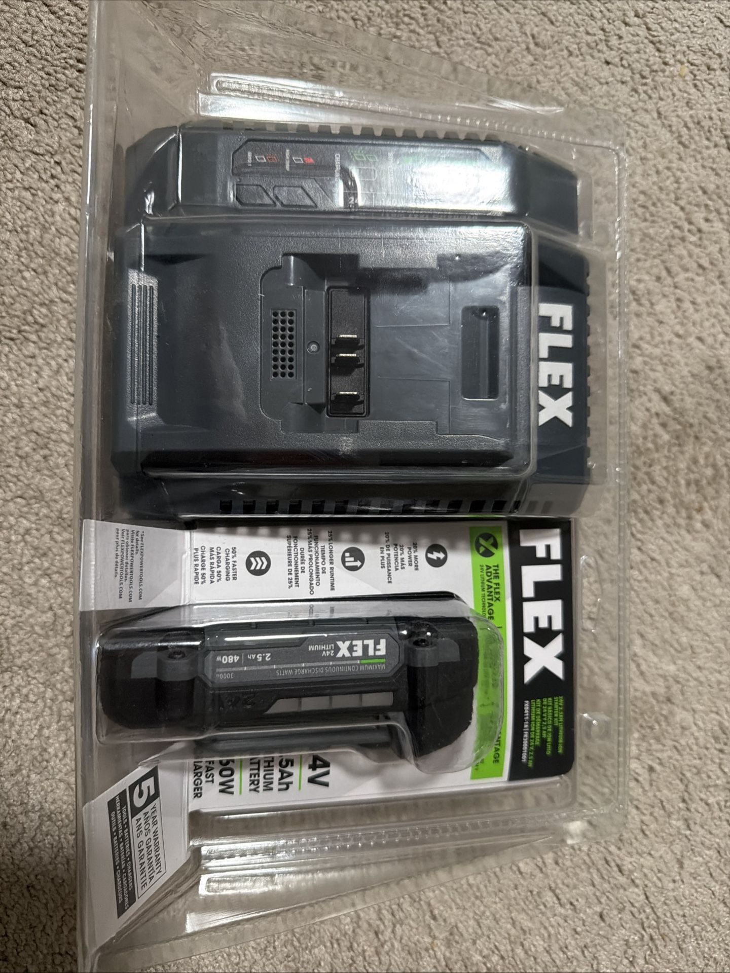 24 -Volt 1 -Pack Lithium-ion ( 2.5 Ah Battery and Charger )