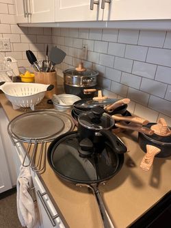 Pots Pans + Cooking Tools Kitchen Bundle
