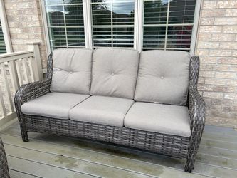 Outdoor Wicker Sofa