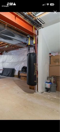 Almost new punching bag