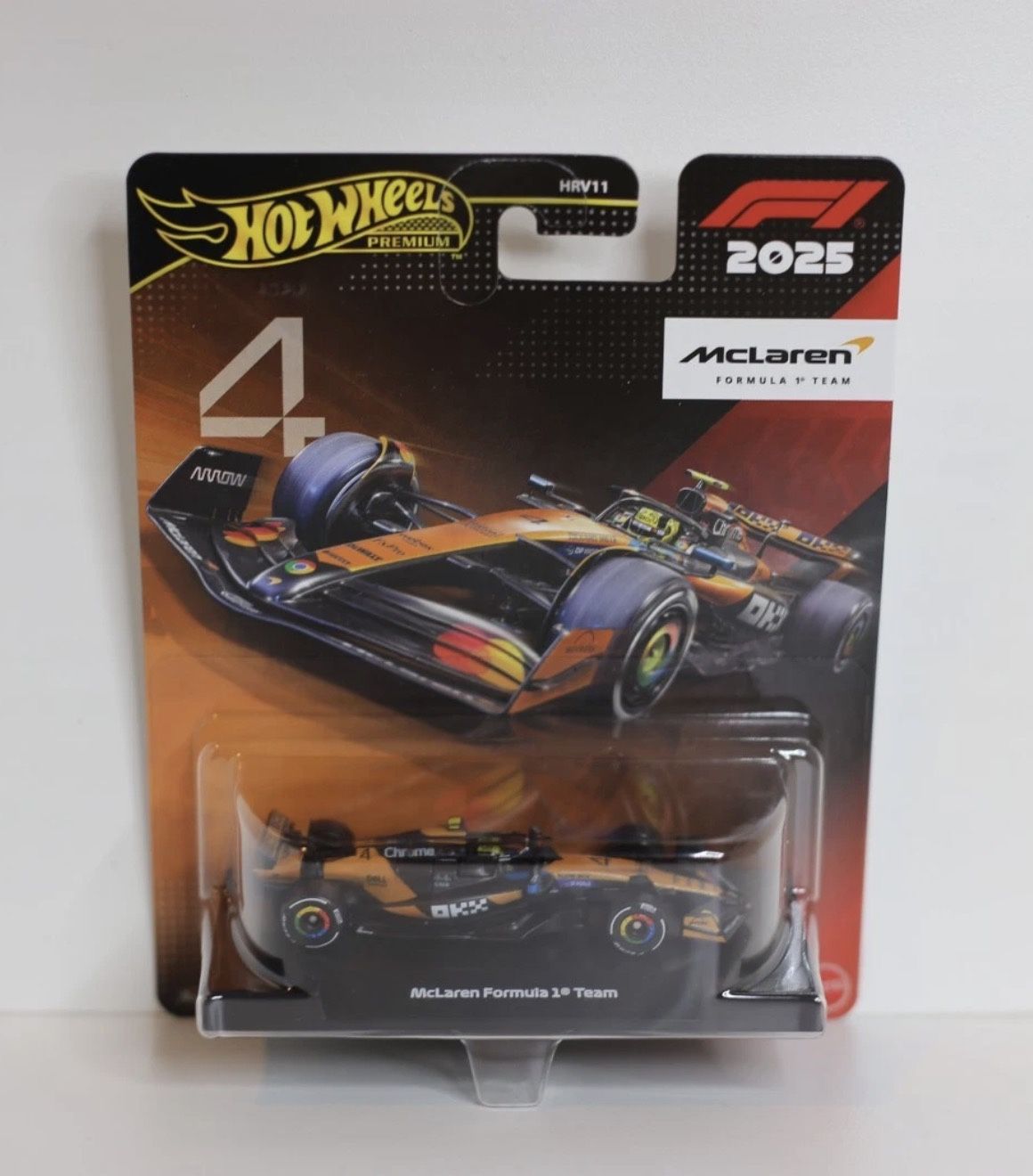 Hot Wheels F1 2025 Complete Set of 5;McLaren,Racing Bull,Merc,MoneyGram NEW Seal