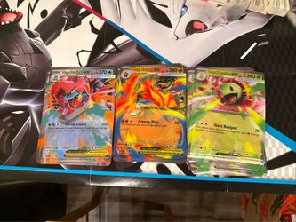 Pokemon Ascended Heroes Ex Promos Mega Meganium Emboar Feraligatr Jumbo holo cards set