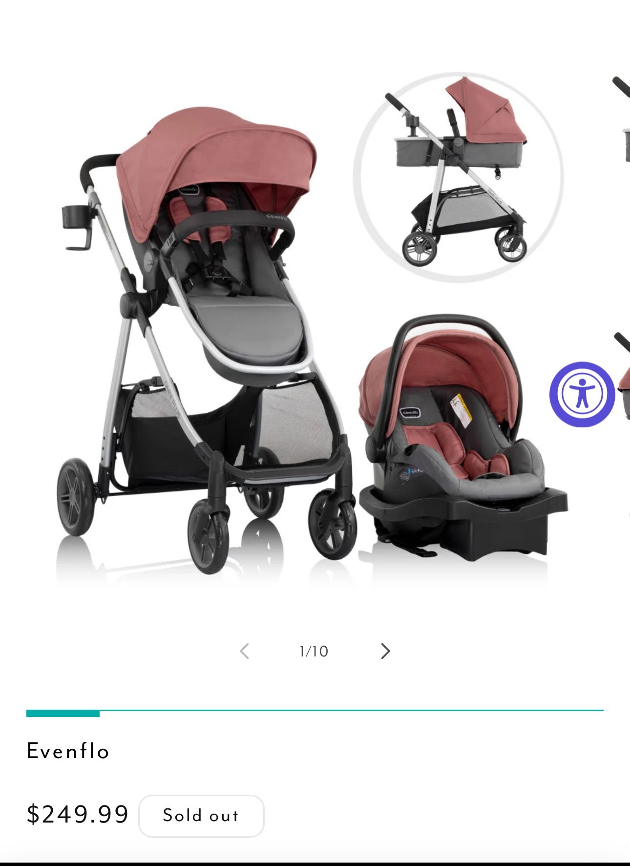 Evenflo Omni Plus Travel System 