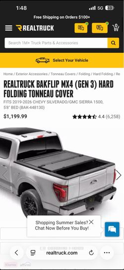 Truck bed cover