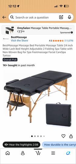Spa table