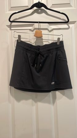 Black Athletic Skort with Drawstring Size Small