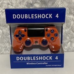 Wireless Controller For PS4 System (sunset Orange)