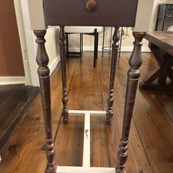 Striking Eclectic Side Table! 