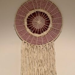 Woven wall hanging