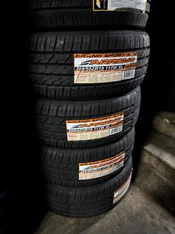 SET OF FOUR NEW TIRES 255/55/19 ARROYO GRANDSPORT ALL SEASON INCLUDING MOUNT AND BALANCE