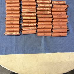 40’s And 50’s Wheat Pennies 