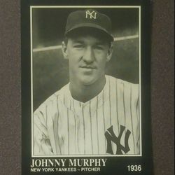 1991 Sporting News Johnny Murphy New York Yankees N.Y. #84 Baseball Card 1936 Vintage Collectible Sports Conlon Collection MLB