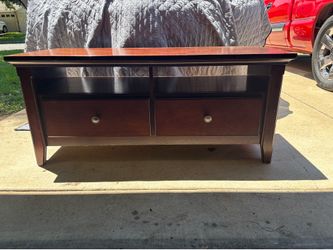 Wood Console Table