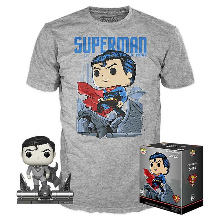 1x SUPERMAN Pop + T-Shirt Size L