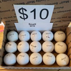 15 Snell MTB Golf Balls