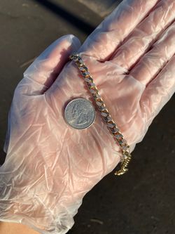 14k gold cuban bracelet