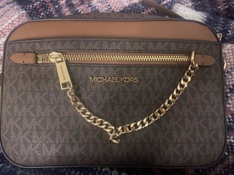 Michael Kors Jet Set Large Logo Crossbody Bag