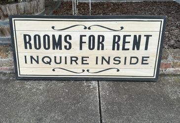 Pottery Barn Wood Sign