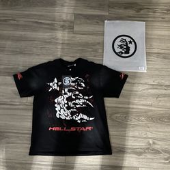 Hellstar Flame T Shirt 