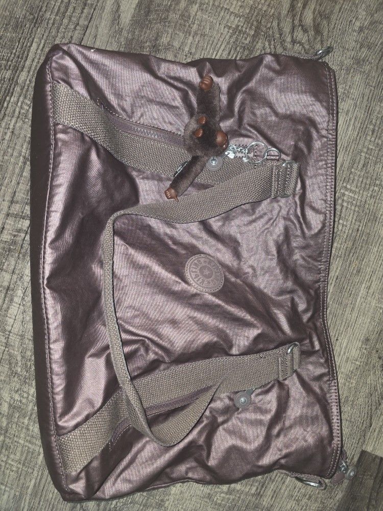 Kipling Metallic Tote Bag