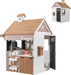 Kids Playhouse Outdoor, 2-in-1
