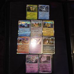 Eevee Lovers complete evolution holofoil bundle (pokemon tcg)