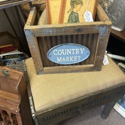 Country Market Storage Box
