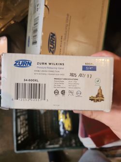 3/4" 600xl pressure regulator