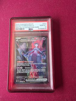 Pokémon destined rivals mewtwo sir psa 10