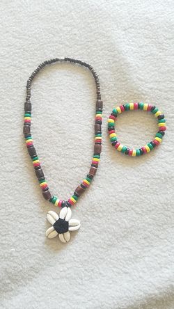 Necklace and bracelet