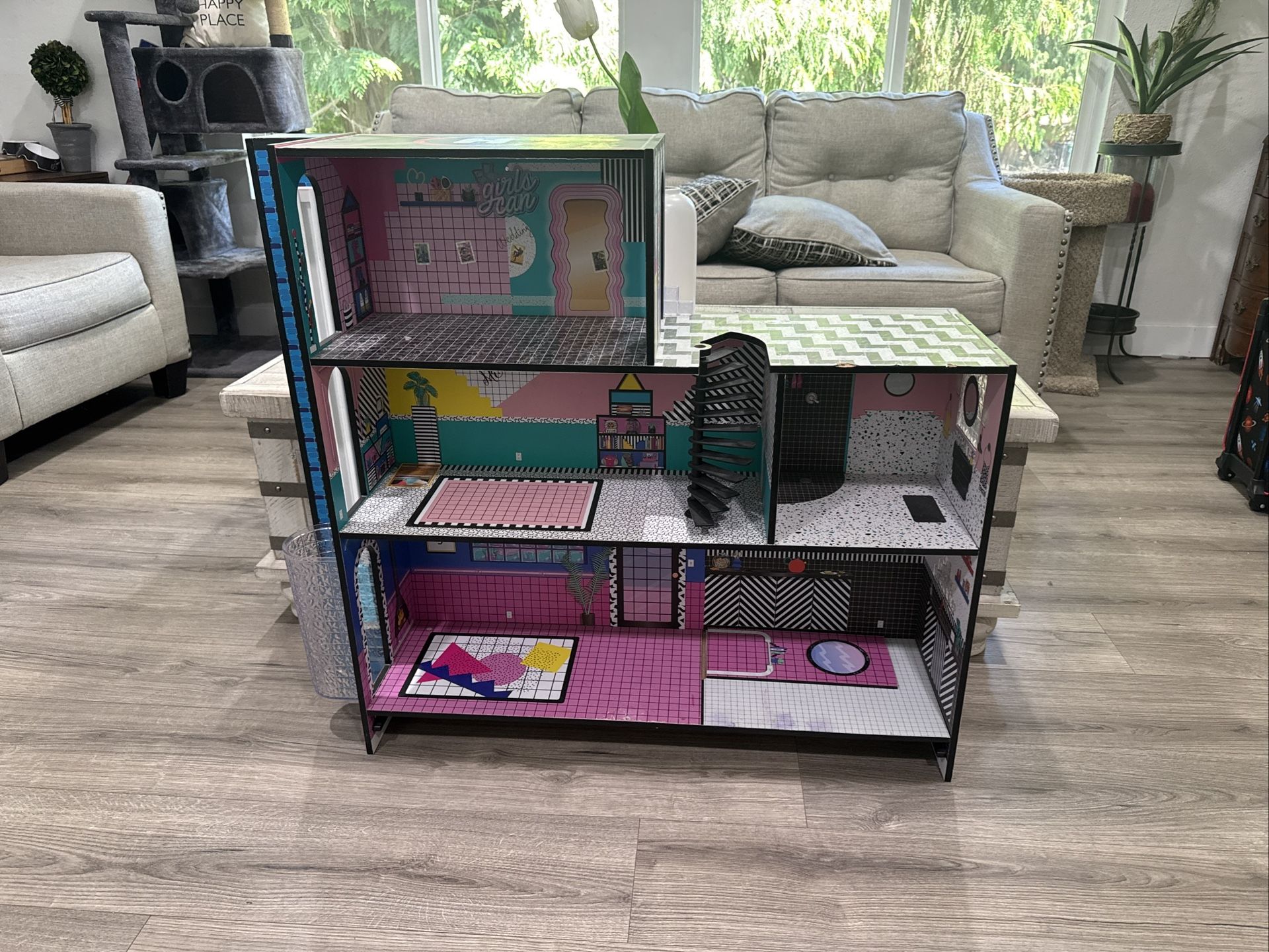 L.O.L Surprise! OMG Real Wood House Doll Playset for Kids