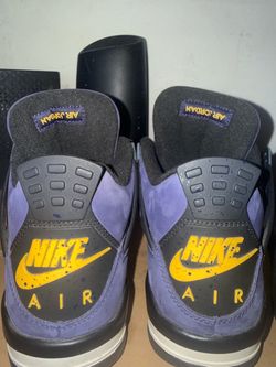 jordan 4s lakers .