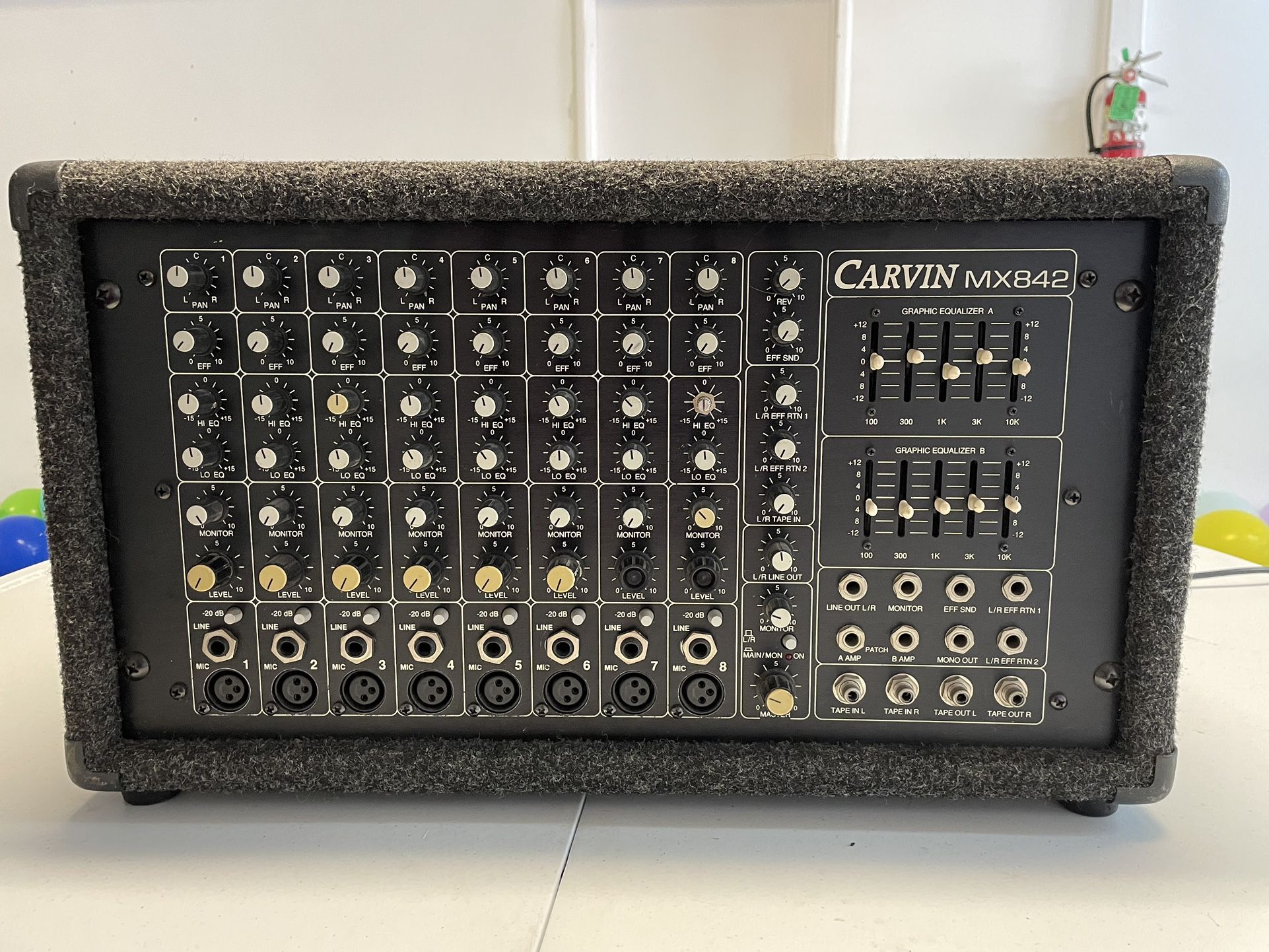 Powered Mixer - CARVIN MX842