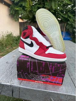 Jordan 1 high spider man origin story(special box) size 10.5