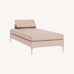 100% Leather Day Bed Chaise Lounge