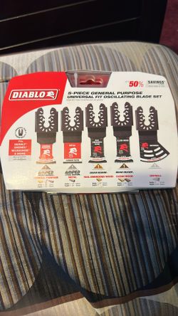 Diablo 5 Piece Oscillating Blade Set