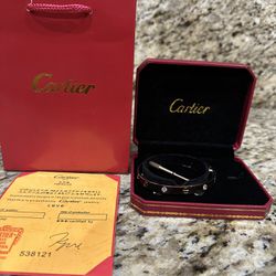 Cartier Bracelet Rose Gold With Diamond 