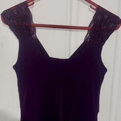 Dark Purple/Violet Cocktail/Mini-dress Size 4