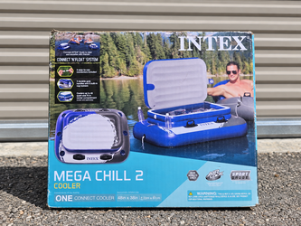 Intex Mega Chill 2 Floating Inflatable Cooler 48" x 38"