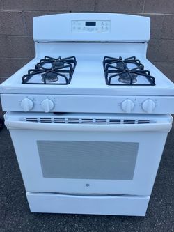 GE White  Gas stove