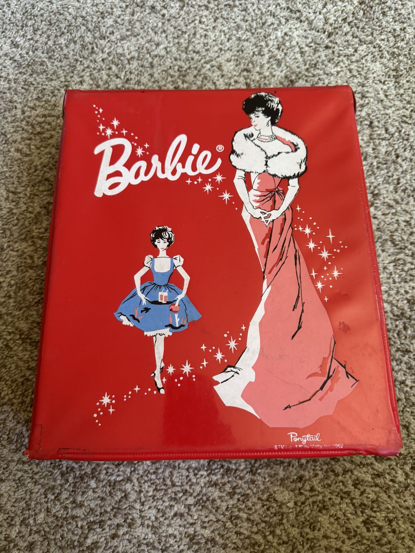 Red Holiday Barbie Box