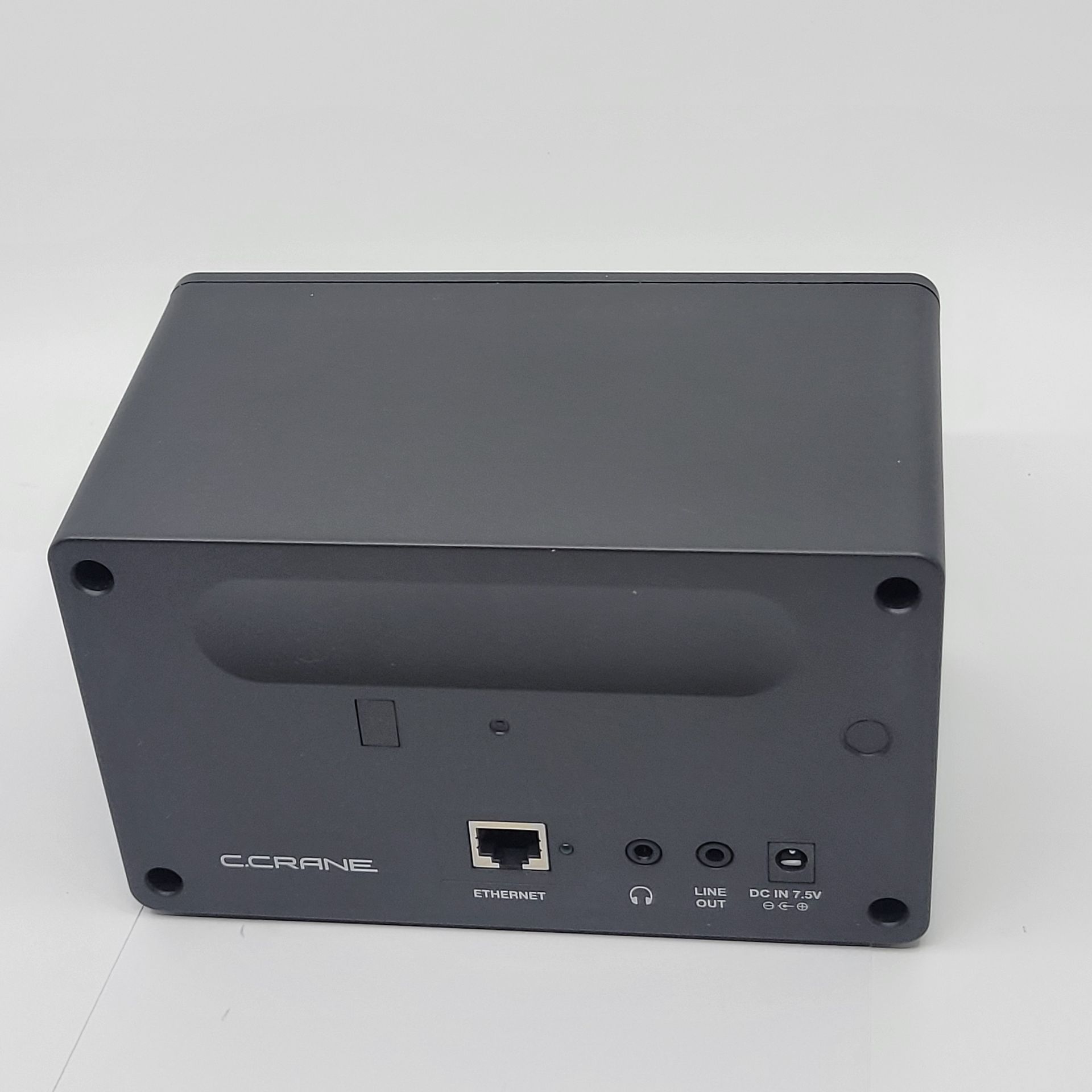 C. Crane CC WiFi Internet Radio , Clock and Alarm New Open box.Including power supply, remote, radio. Manual is missing.Weight 2lb plus shipping ma