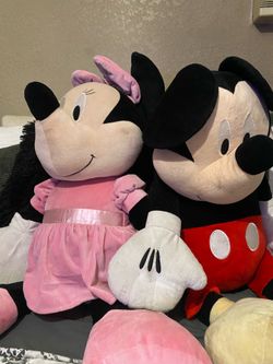 Mickey and Minnie Mouse Large Plush Set