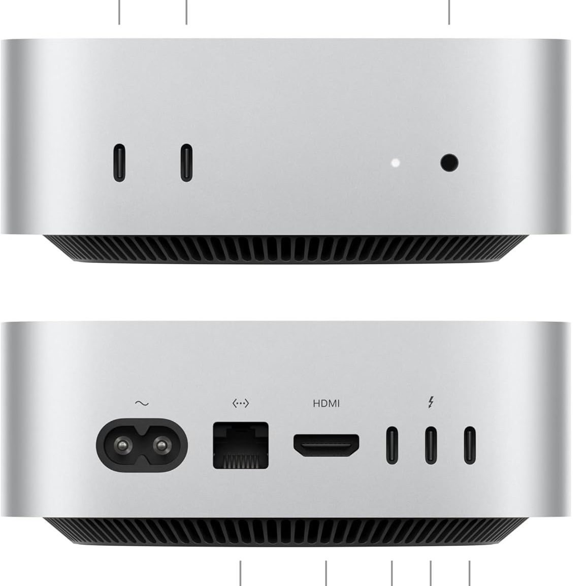 Stora Computer Apple 2024 Mac mini Desktop Computer with M4 chip with 10‑core CPU and ...