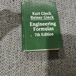 Kurt Gieck Engineering Formulas