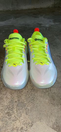 PUMA All-Pro NITRO Elite Men's Basketball Shoes Size 9.5 NWOB Aqua/Neon